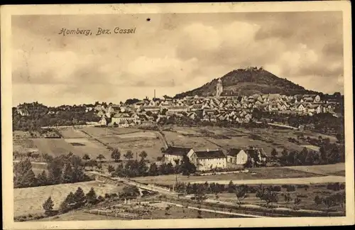 Ak Homberg an der Efze Hessen, Totalansicht der Ortschaft