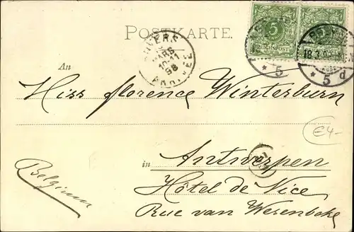 Künstler Ak Henri, Bleib mir gut, Frau am Fenster