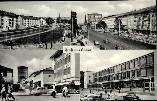 Ak Kassel in Hessen, Steinweg, Ständeplatz, Treppenstr., Hauptstraße