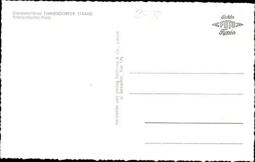 Ak Ostseebad Timmendorfer Strand, Timmendorfer Platz