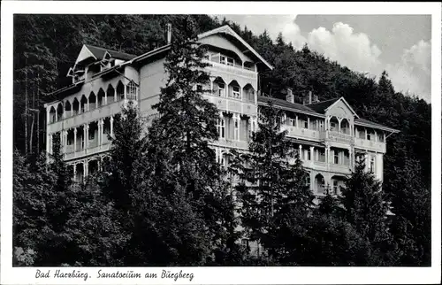 Ak Bad Harzburg am Harz, Sanatorium am Burgberg