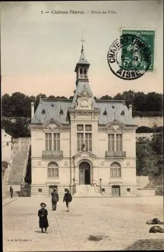 Ak Château Thierry Aisne, Hotel de Ville