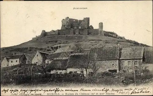 Ak Murols Aveyron, Ruines du Chateau