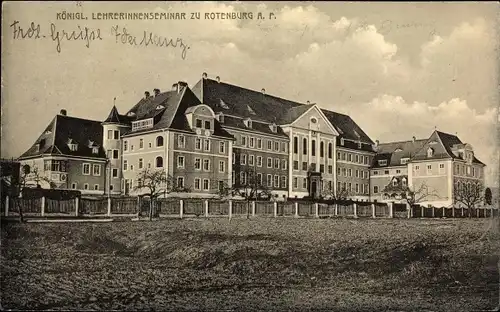 Ak Rotenburg an der Fulda, Kgl. Lehrerinnenseminar