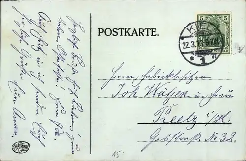 Künstler Ak Hamburg Altona, Provinzial Lehrerversammlung, 1912