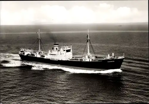 Ak Frachtschiff MS Augsburg, HAPAG