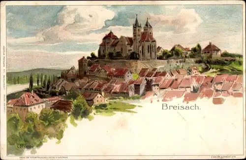 Künstler Litho Biese, C., Breisach am Oberrhein, Gesamtansicht