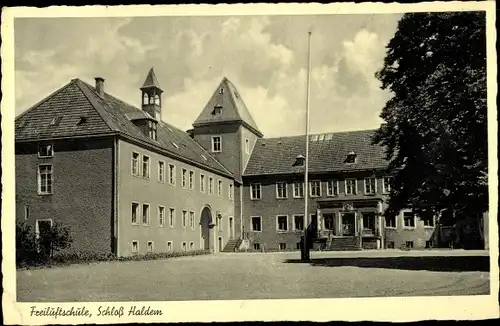 Ak Haldem Stemwede in Westfalen, Schloss, Freiluftschule
