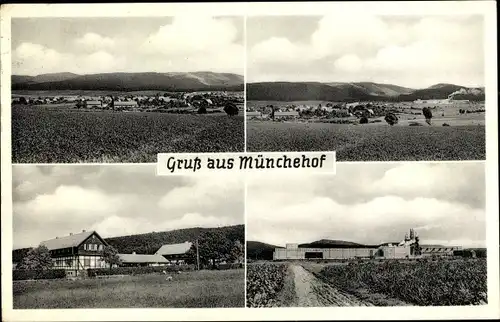 Ak Münchehof Seesen am Harz, Ortsansichten