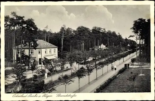 Ak Ostseebad Baabe auf Rügen, Strandstraße