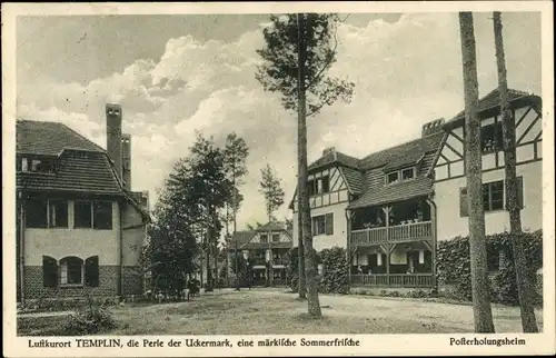 Ak Templin Uckermark, Posterholungsheim