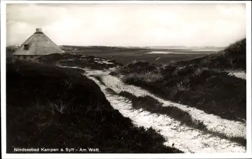 Ak Kampen auf Sylt, Am Watt