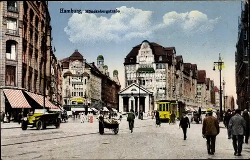 Ak Hamburg Mitte Altstadt, Mönckebergstraße