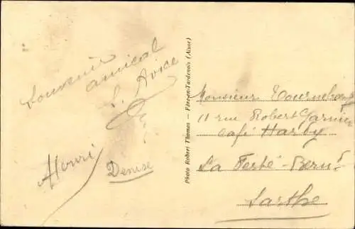 Ak Tréloup Aisne, Un beau virage de la Marne