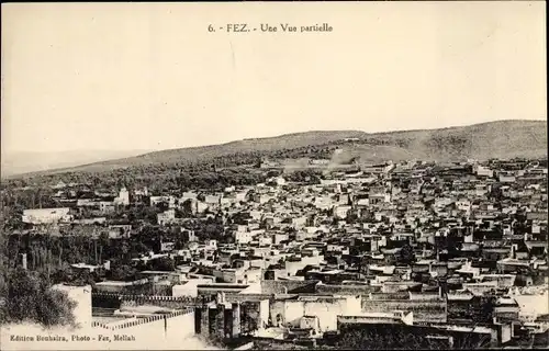 Ak Fès Fez Marokko, Une Vue partielle