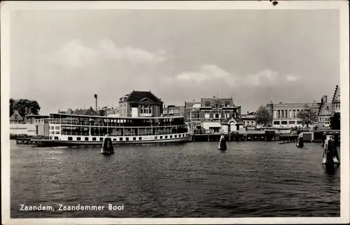 Ak Zaandam Zaanstad Nordholland, Zaandamer Boot