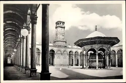 Foto Ak Cairo Kairo Ägypten?, Turm, Hof, Palast