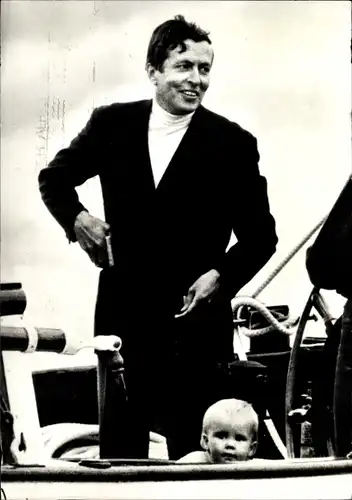 Ak Claus von Amsberg, Prinz Willem Alexander