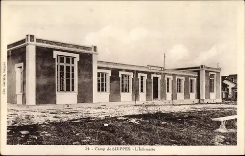 Ak Suippes Marne, Camp de Suippes, L'Infirmerie