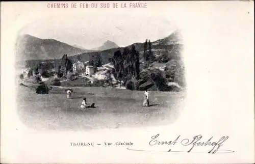 Ak Thorenc Andon Alpes Maritimes, Vue Generale