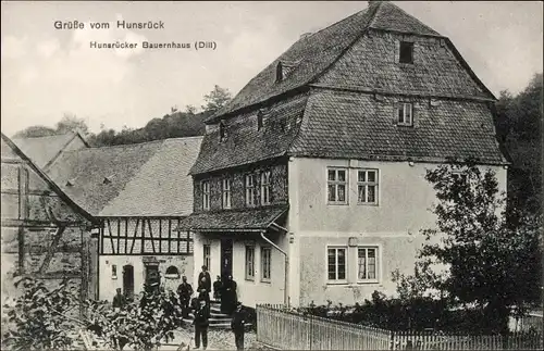 Ak Dill im Hunsrück, Hunsrücker Bauernhaus