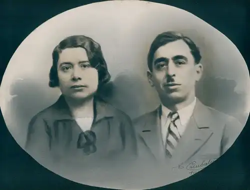 Foto Combalie, Henri, Toulouse, Portrait, Mann und Frau