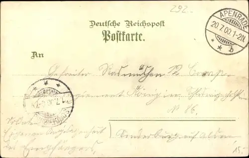 Litho Celle in Niedersachsen, Wasserpartie, Bootsfahrt, Schloss