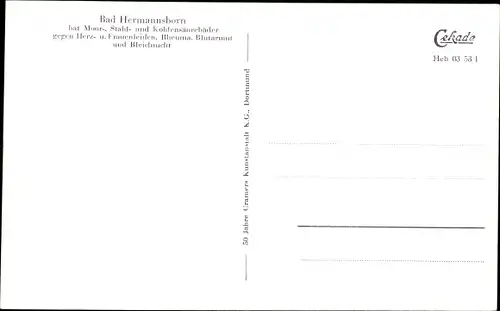 Ak Pömbsen Bad Driburg in Westfalen, Bad Hermannsborn