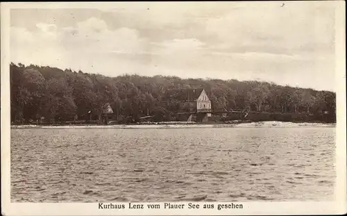 Ak Malchow in Mecklenburg, Kurhaus Lenz, Plauer See