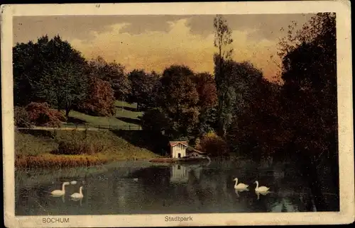 Ak Bochum im Ruhrgebiet, Stadtpark