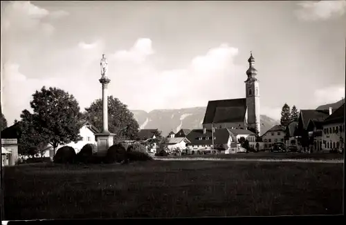 Ak Anger in Oberbayern, Dorfplatz