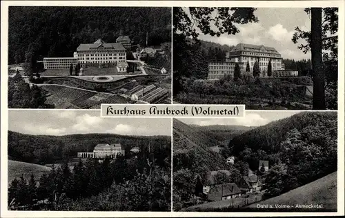 Ak Ambrock Hagen in Westfalen Ruhrgebiet, Kurhaus, Dahl a. Volme, Asmecktal