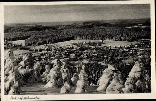 Ak Hahnenklee Bockswiese Goslar im Harz, Panorama