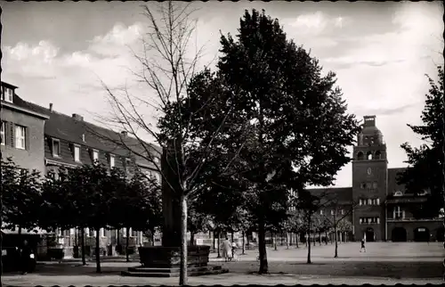 Foto Ak Mengede Dortmund im Ruhrgebiet, Marktplatz