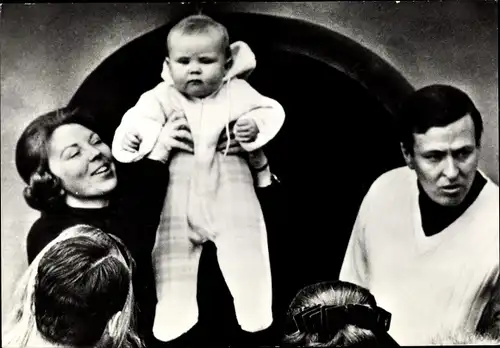 Ak Lech Vorarlberg, Prinzessin Beatrix der Niederlande, Claus von Amsberg, Willem Alexander, 1968