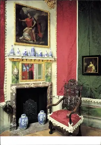 Ak Apeldoorn Gelderland, Rijksmuseum Paleis Het Loo, Cabinet van Koningin Mary Stuart