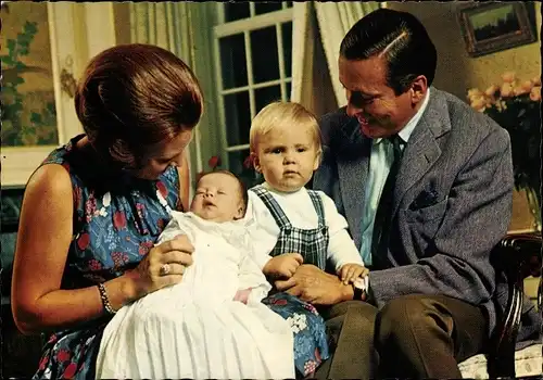 Ak Claus von Amsberg, Prinzessin Beatrix der Niederlande, Willem Alexander, Friso