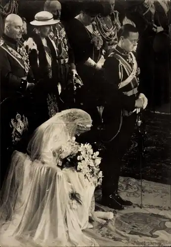 Ak Juliana der Niederlande, Bernhard zur Lippe-Biesterfeld, Hochzeit 1937