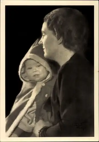 Ak Prinzessin Beatrix der Niederlande, Juliana, Weihnachten 1938