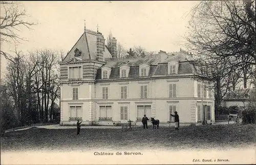 Ak Servon Seine et Marne, Le Chateau