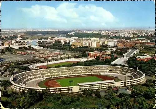 Ak Roma Rom Lazio, Stadio Olimpico, Veduta aerea