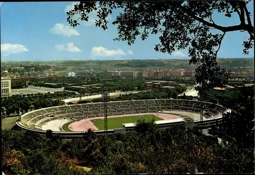 Ak Roma Rom Lazio, Stadio Olimpico, Veduta aerea