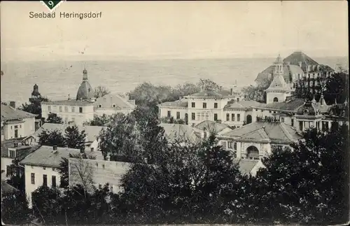 Ak Ostseebad Heringsdorf auf Usedom, Teilansicht