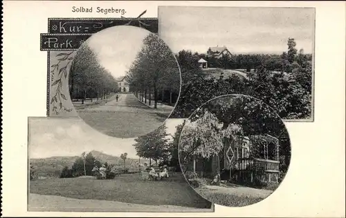 Ak Bad Segeberg in Schleswig Holstein, Kurpark