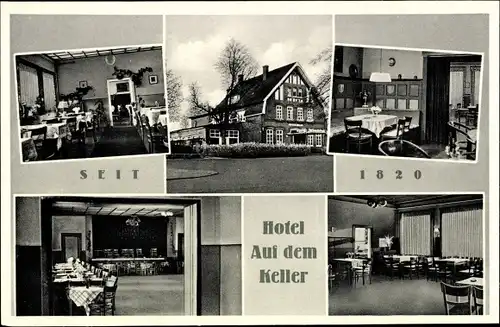 Ak Hagen im Bremischen in Niedersachsen, Hotel Auf dem Keller, Gesamtansicht