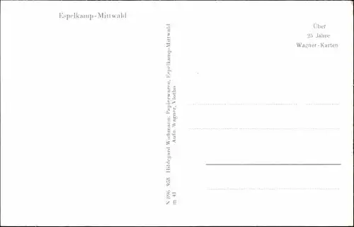 Ak Mittwald Espelkamp in Ostwestfalen Lippe, Martinskirche, Waldschule, Badeanstalt