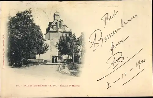 Ak Salies de Béarn Pyrénées Atlantiques, Eglise Saint Martin