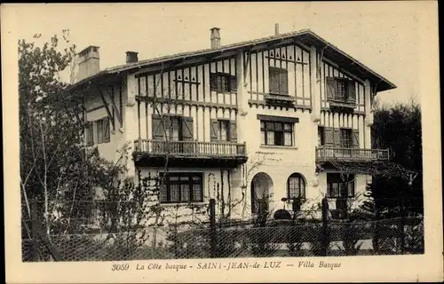 Ak Saint Jean de Luz Pyrénées Atlantiques, Villa Basque