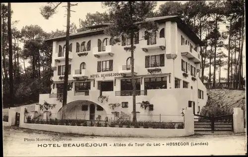 Ak Hossegor Landes, Hotel Beausejour, Allees du Tour du Lac