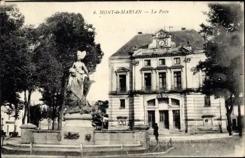 Ak Mont de Marsan Landes, La Poste
